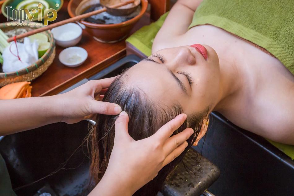 Khởi động bằng massage khô.