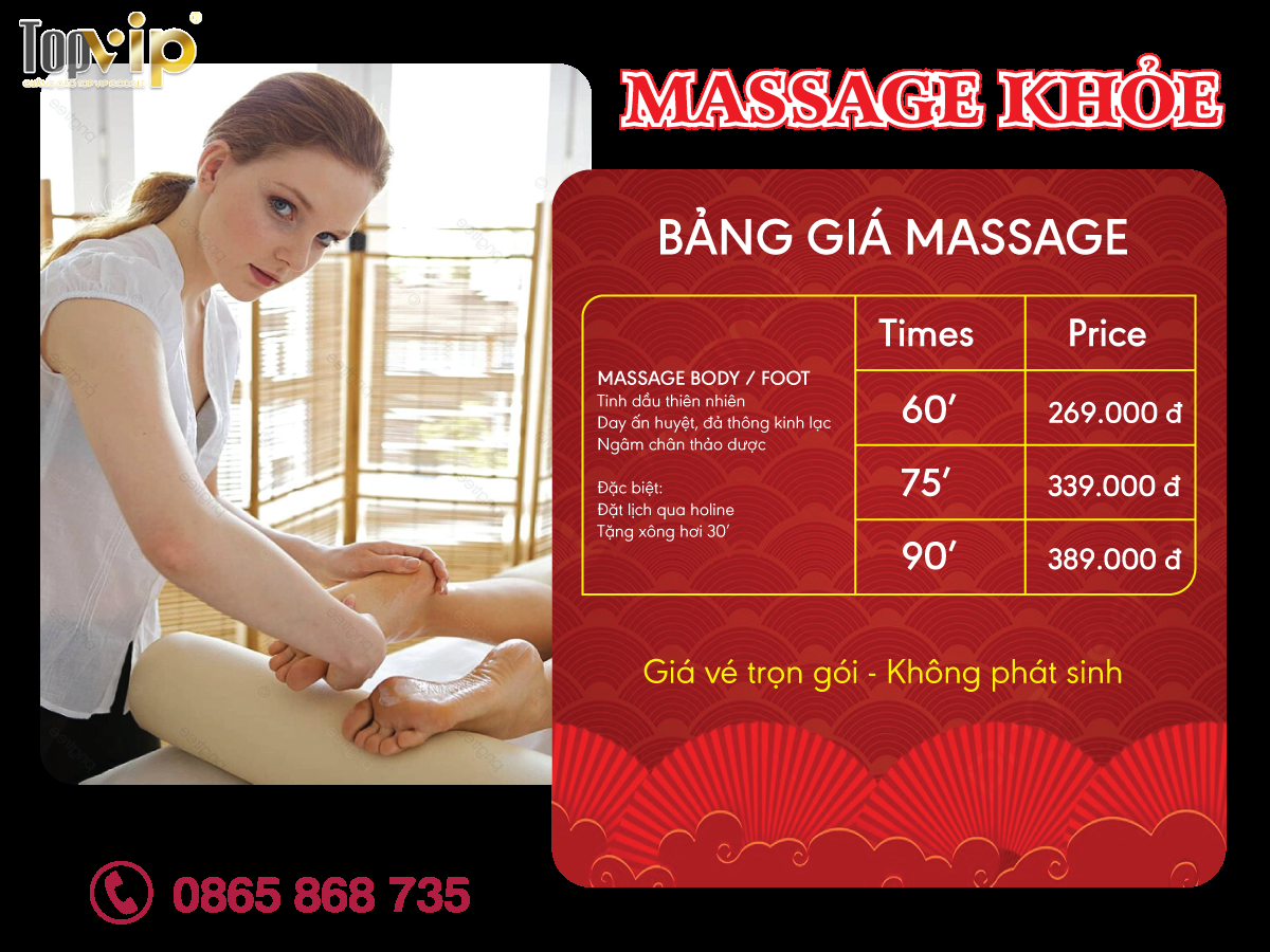 Massage tân bình tại ZOZO Spa