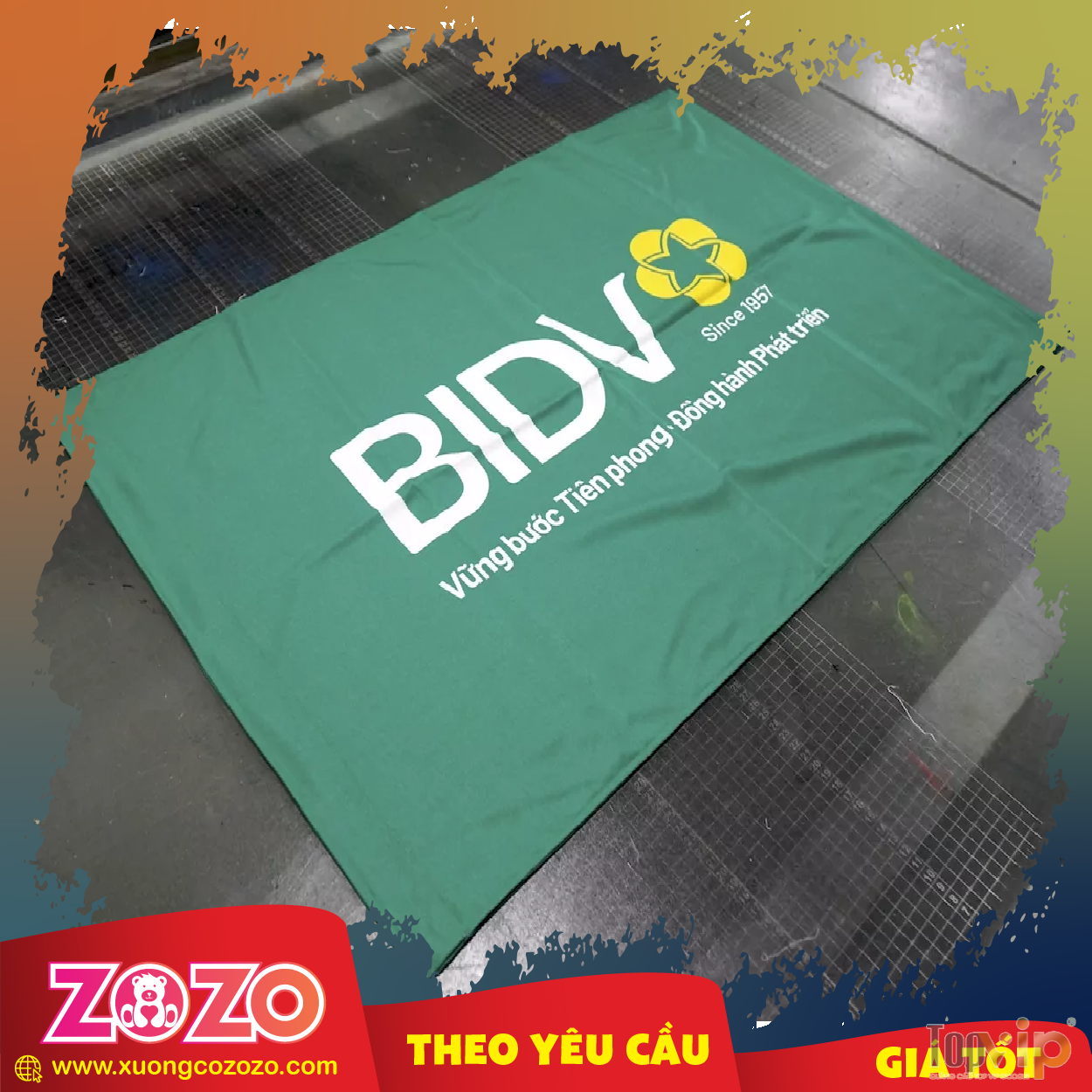 Xưởng in cờ công ty theo yêu cầu giá rẻ