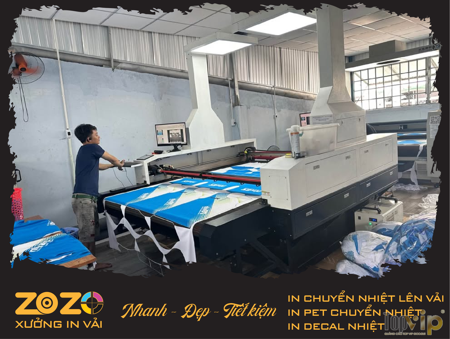 Công ty in chuyển nhiệt trên vải theo yêu cầu tại TP.HCM