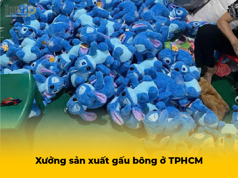 Xưởng sản xuất gấu bông ở TPHCM